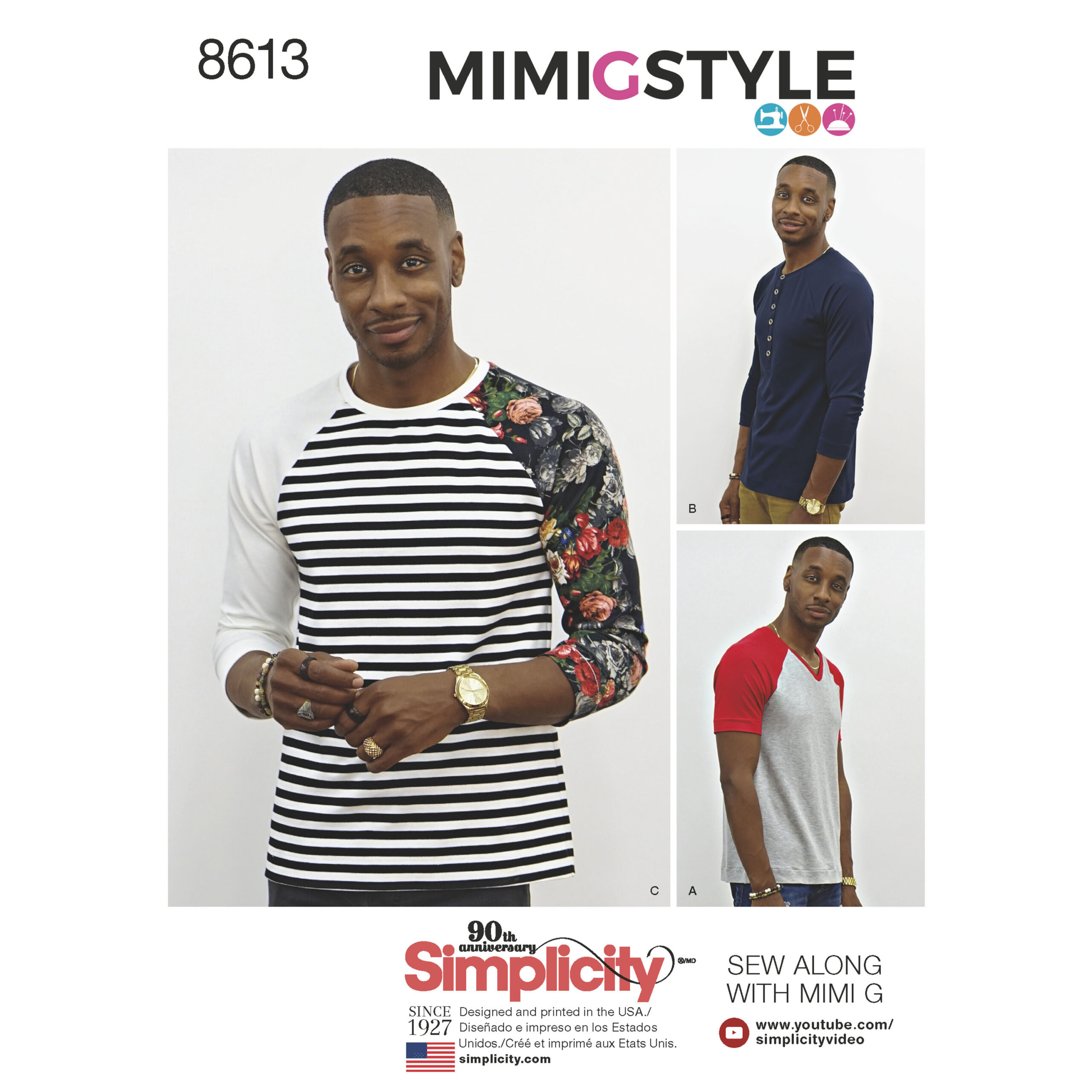 S8845, Simplicity Sewing Pattern Mimi G Misses', Men's & Teens' Jean Jacket