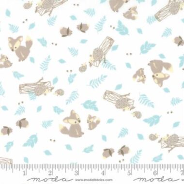 Lullaby Woodland Critters Moda Fabric Kate and Birdie