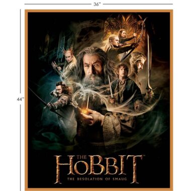 The Hobbit Lord Of The Rings Digital Printed Fabric Panel