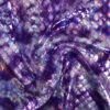 Mermaid Wave Scale Tail  Purple 4 Way Spandex Fabric