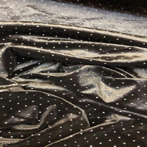Pollenca Crystal Dot Velvet Dress Fabric