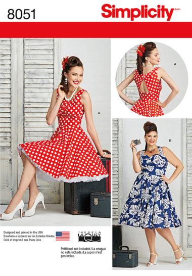 Simplicity 8051 Dress Sewing Pattern