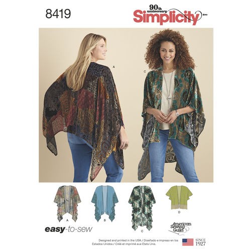 Simplicity 8419 Sewing Pattern