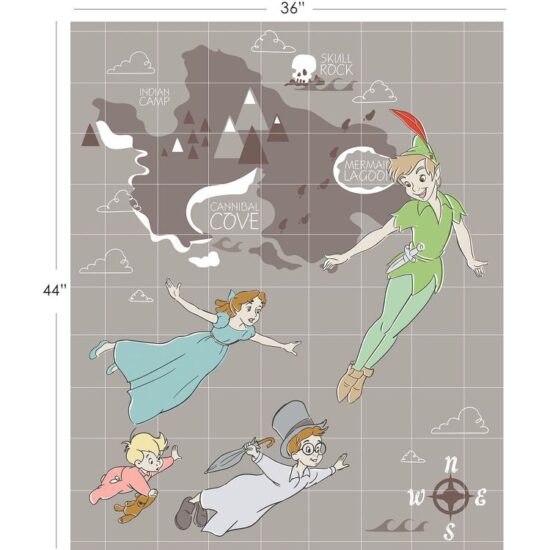 Disney Peter Pan Full Fabric Panel