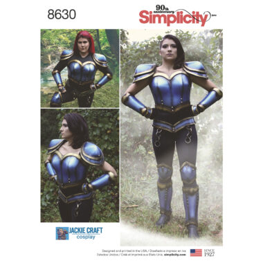 Simplicity Pattern 8630 Women’s Cosplay Armor
