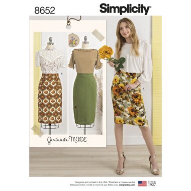 Simplicity Pattern 8652 Womens Skirts