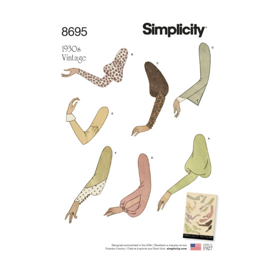 Simplicity 8695 Sewing Pattern