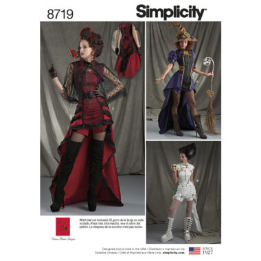 Simplicity 8719 Steampunk Costume Sewing Pattern