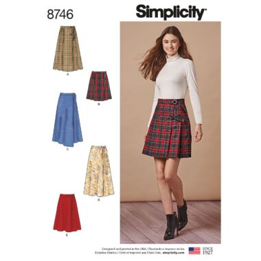 Simplicity 8746 Skirt Sewing Pattern