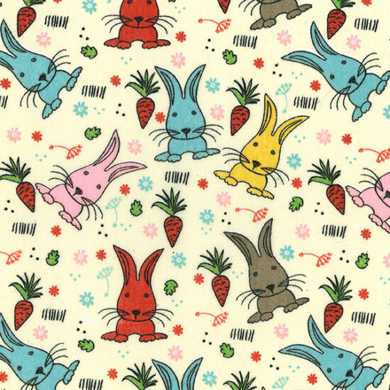 Philbert Rabbit Poly Cotton Fabric