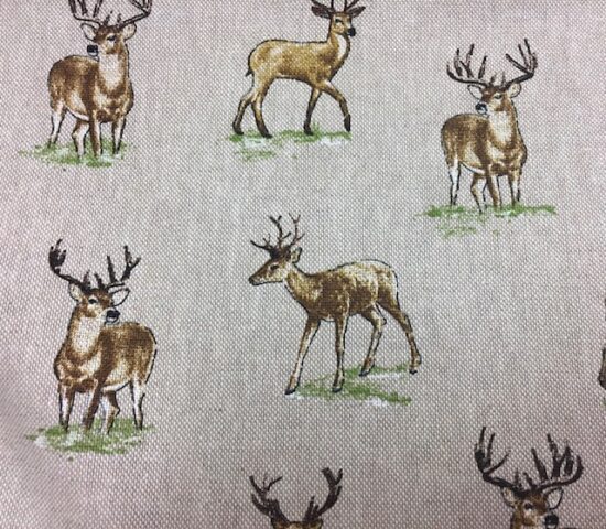 Linen Stag Fabric