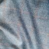 Blue Wool Mix Check Fabric