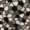 Gaudi Black and White Monochrome Tapestry Fabric