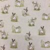 Linen Hares Fabric