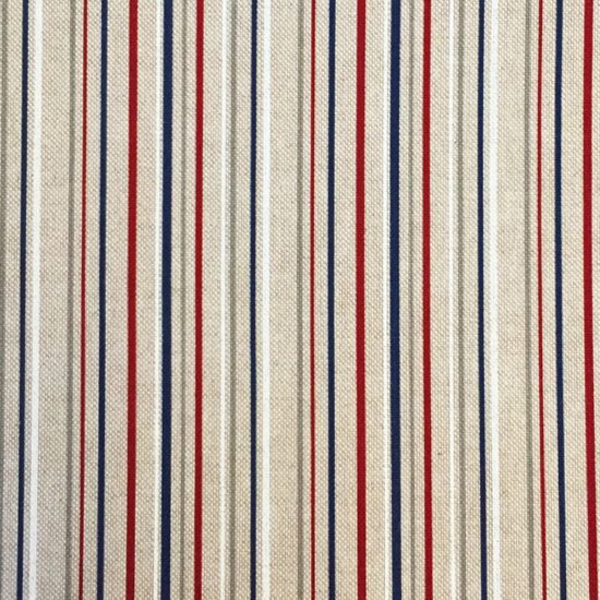 Linen Nautical Stripe Fabric