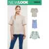 New Look Womens Top Sewing Pattern N6604