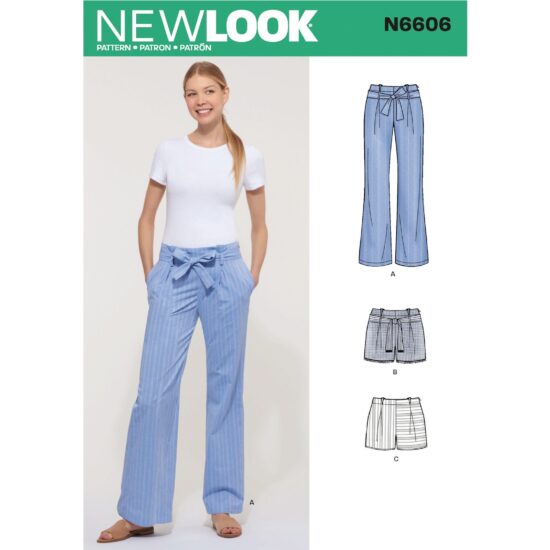 New Look Womens Pants Sewing Pattern N6606
