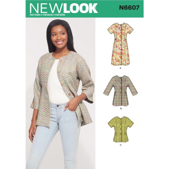 New Look Womens Sewing Pattern N6607