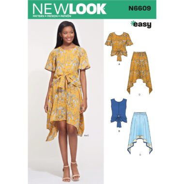 New Look Womens  Sewing Pattern N6609