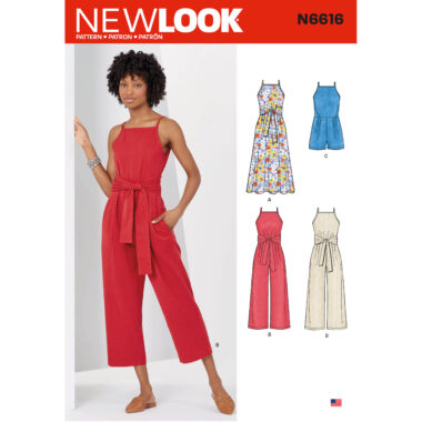 New Look 6616 Womens Jumpsuit Sewing Pattern
