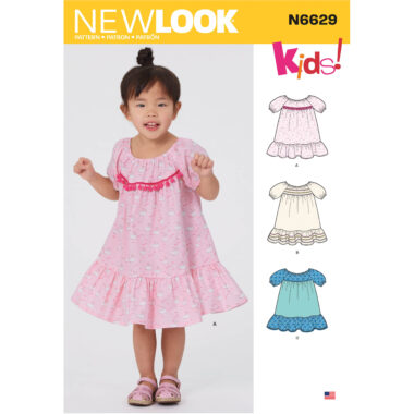 New Look 6629 Toddlers Sewing Pattern