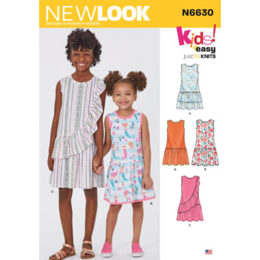 New Look 6630 Toddlers Sewing Pattern
