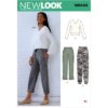 New Look Sewing Pattern N6644 Misses Cargo Pants and Knit Top