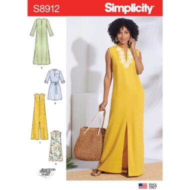 Simplicity Sewing Pattern S8912 Misses Dresses