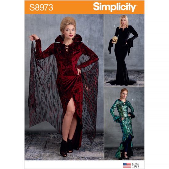 Simplicity Sewing Pattern S8973 Misses' Halloween Costume