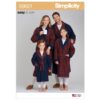 Simplicity Sewing Pattern S9021 Children's, Teens & Adults Robe