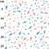 Multi Musical Notes Poly Cotton Fabric