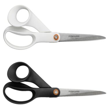 Fiskars Black and White General Purpose Scissors 8.25in