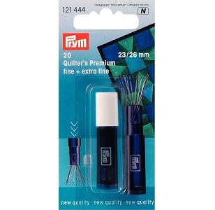 Prym Quilting sewing needles with silver eye, fine and extra fine, assorted