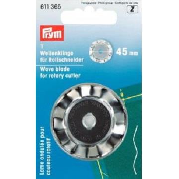 Prym Serrated replacement blade for rotary cutter, 45mm