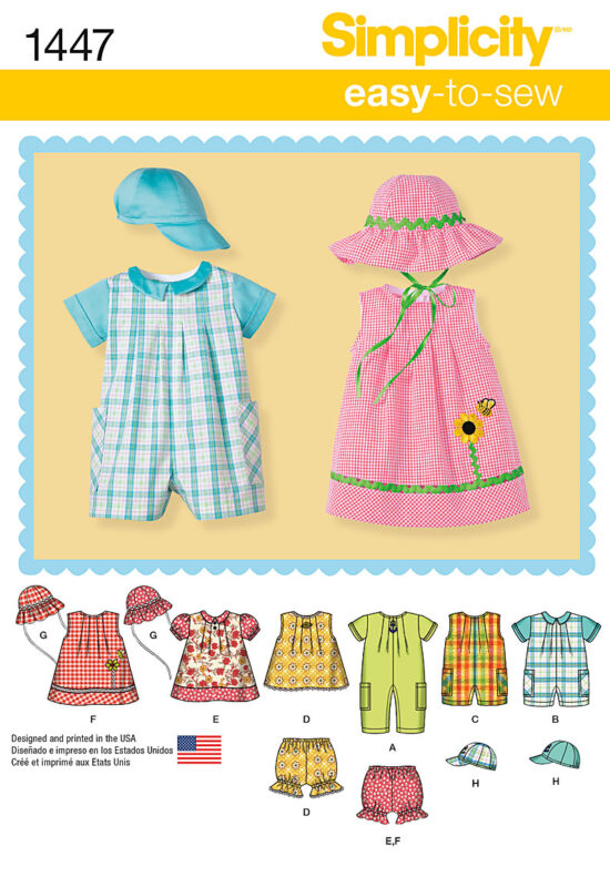 Simplicity 1447 Sewing Pattern