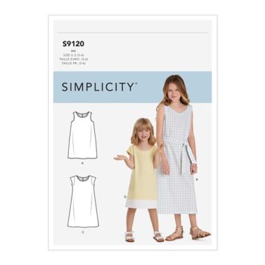 Simplicity Sewing Pattern 9120 Children's & Girls' Dresses