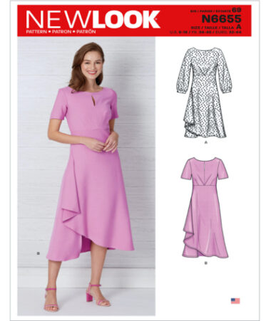 New Look N6655 Misses Dresses Sewing Pattern