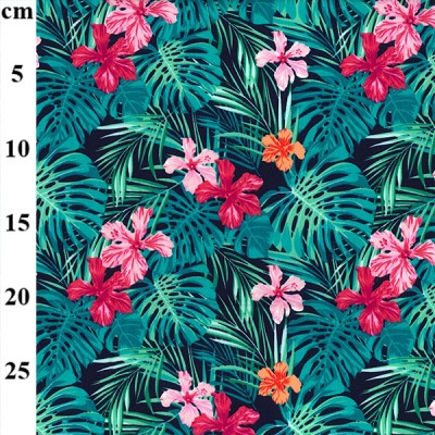 Tropicana Rose and Hubble Cotton Fabric