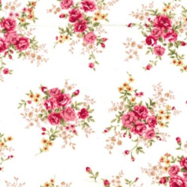Marithe Rose and Hubble Floral Cotton Fabric