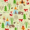 We Are Going On A Bear Hunt Rose and Hubble Cotton Fabric