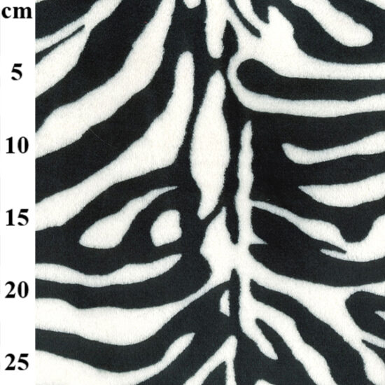 Zebra Supersoft Print Fleece Fabric