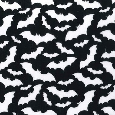 Bat Wings Halloween Poly/Cotton Fabric
