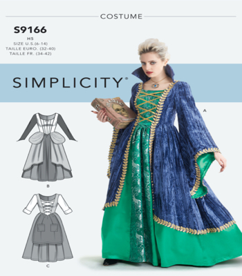 Simplicity Sewing Pattern S9166 Misses Costumes