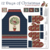 12 Days Of Christmas Apron Fabric Panel by Sharon Montgomery