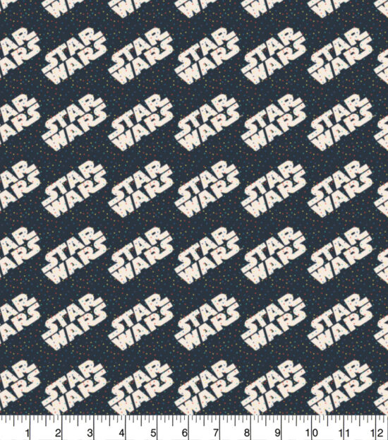 Star Wars Logo Cotton Fabric