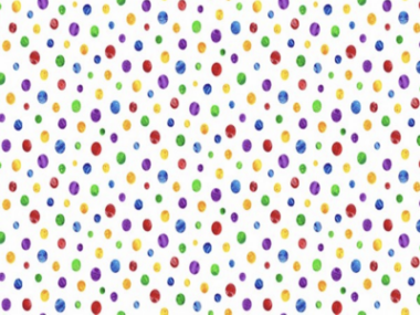 The Very Hungry Caterpillar Small Spots Fabric