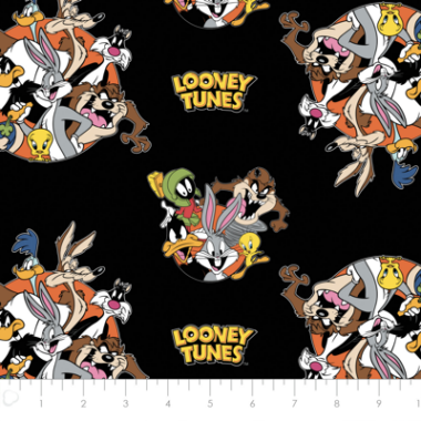 Looney Tunes Cotton Fabric Camelot