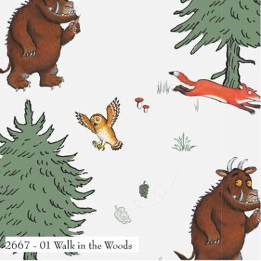 The Gruffalo A Walk In The Woods Cotton Fabric