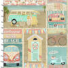Beach Travel Patch 3 Wishes Cotton Fabric