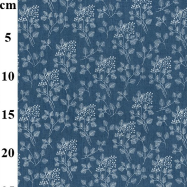 Wildflower Denim Fabric